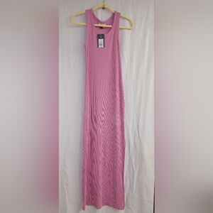 NWT Universal Thread Rib Knot Bodycon Dress Pink Size M